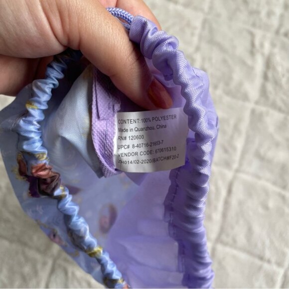 Disney | Blue & Purple Frozen 2 Princess Drawstring Bag - Picture 4 of 9